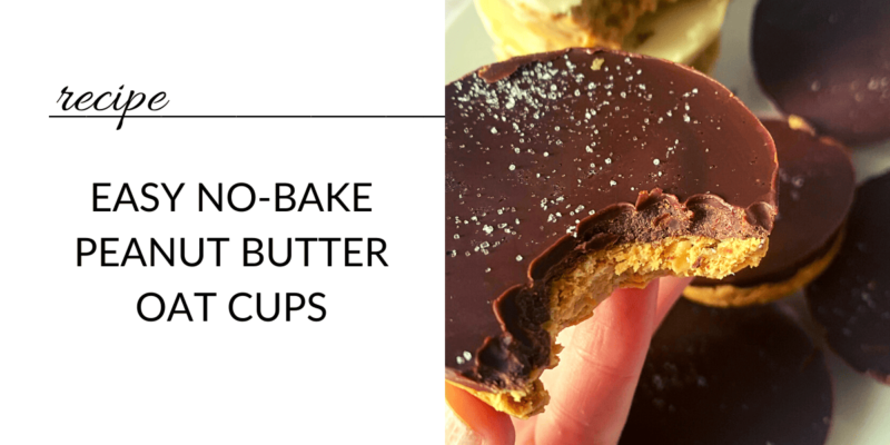 Easy Peanut Butter Oat Cups Recipe Eat Drink Shine 0011